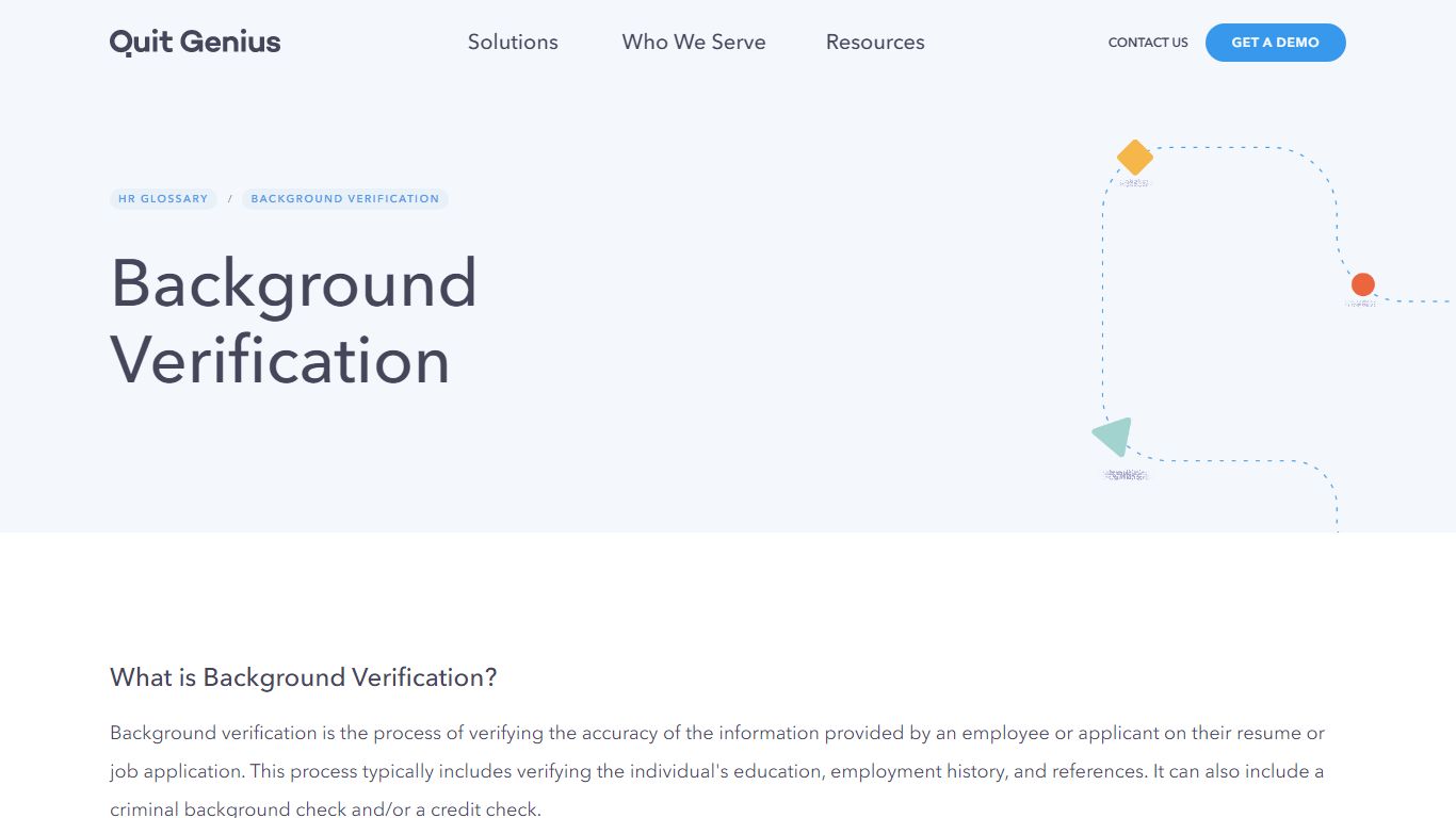 Background Verification: HR Terms Explained | Quit Genius